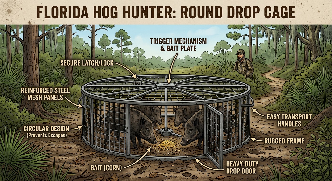 Hog removal cage